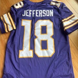 Men's Minnesota Vikings Justin Jefferson Nike Purple Classic Player Game Jersey